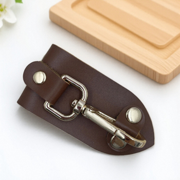 Εξωτερική ρετρό φορητή ζώνη μπρελόκ κρεμαστή μέσης από δέρμα, δερμάτινη ζώνη μόδας, δερμάτινο δαχτυλίδι, πρακτικό αξεσουάρ γάντζου ζώνης