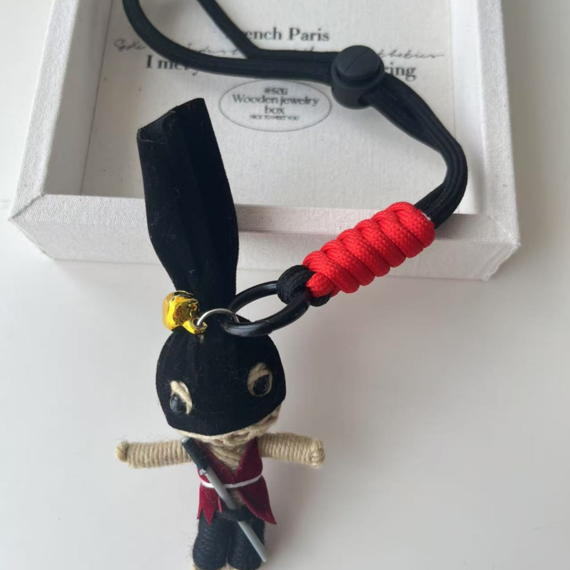 Μάλλινη κούκλα βουντού με δημιουργικό κρεμαστό κόσμημα, μούμια, μπρελόκ, κούκλα, άνδρας και γυναίκα, τσάντα μαθητή, κρεμαστά αξεσουάρ για ζευγάρια