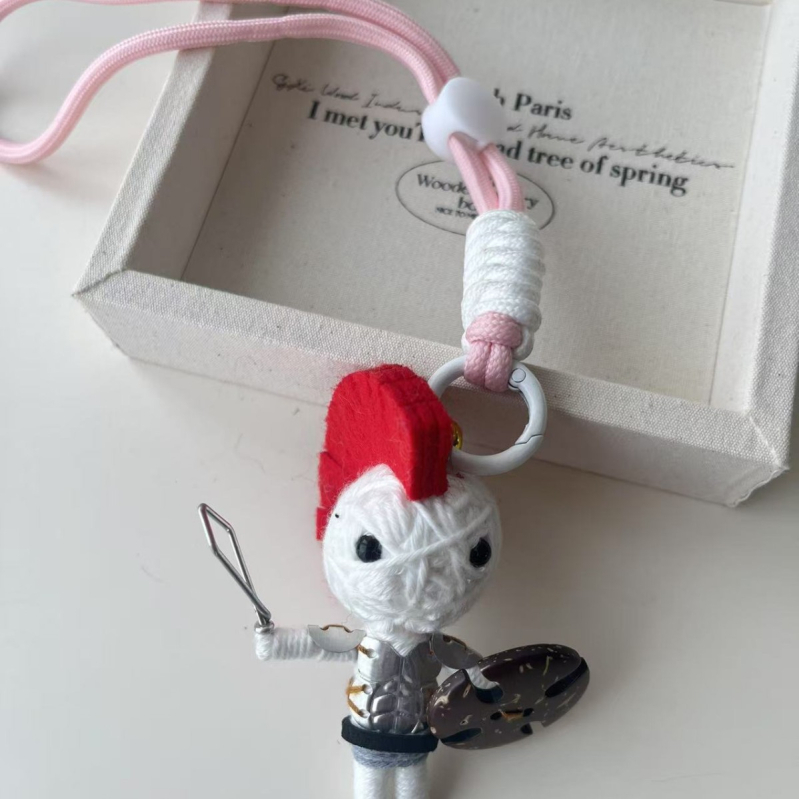 Μάλλινη κούκλα βουντού με δημιουργικό κρεμαστό κόσμημα, μούμια, μπρελόκ, κούκλα, άνδρας και γυναίκα, τσάντα μαθητή, κρεμαστά αξεσουάρ για ζευγάρια