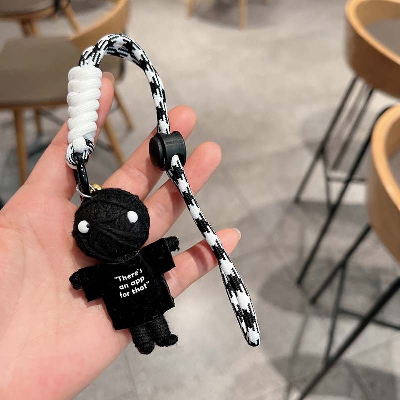 Μάλλινη κούκλα βουντού με δημιουργικό κρεμαστό κόσμημα, μούμια, μπρελόκ, κούκλα, άνδρας και γυναίκα, τσάντα μαθητή, κρεμαστά αξεσουάρ για ζευγάρια