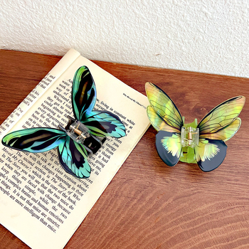 Uus tipptasemel meelesimulatsiooni liblikate haaratsiklamber elegantne ilus peakate juuksenõelaga juuste haiklõksudega juukseaksessuaarid