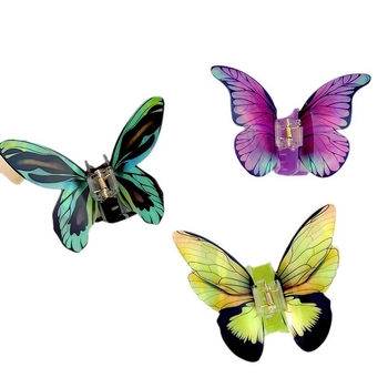 Uus tipptasemel meelesimulatsiooni liblikate haaratsiklamber elegantne ilus peakate juuksenõelaga juuste haiklõksudega juukseaksessuaarid