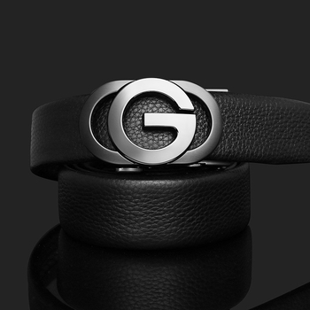 Aukštos klasės paprastas raidžių diržas ličių rašto lydinio automatinis sagties diržas dalykinis laisvalaikio kostiumas kelnės kelnės diržas plaukų karta