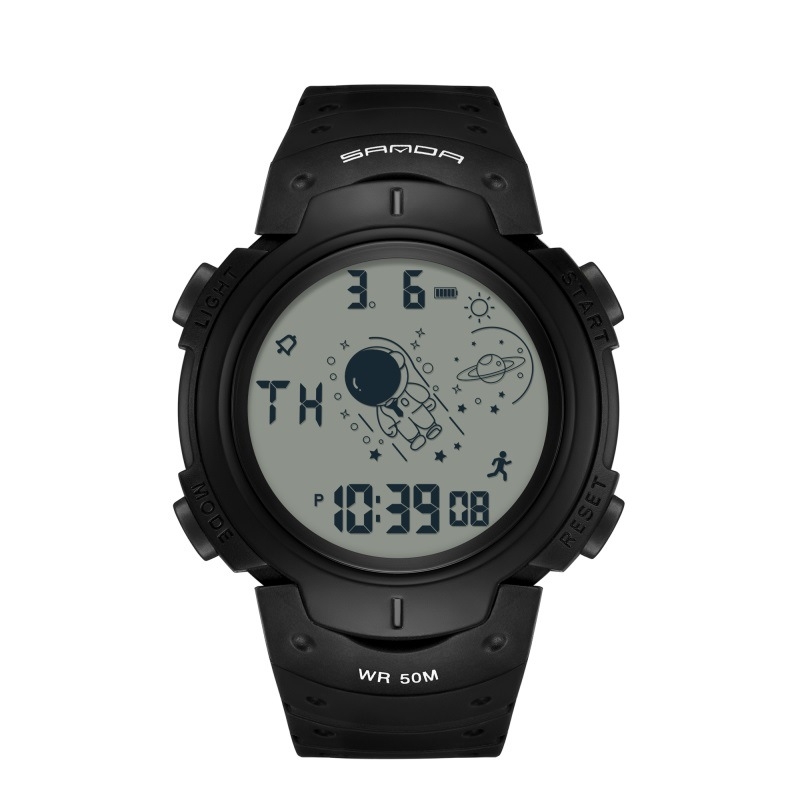 Meeste teismelise moe veekindel elektrooniline kell, multifunktsionaalne helendav äratuskell 2024. aasta uus sporditrend