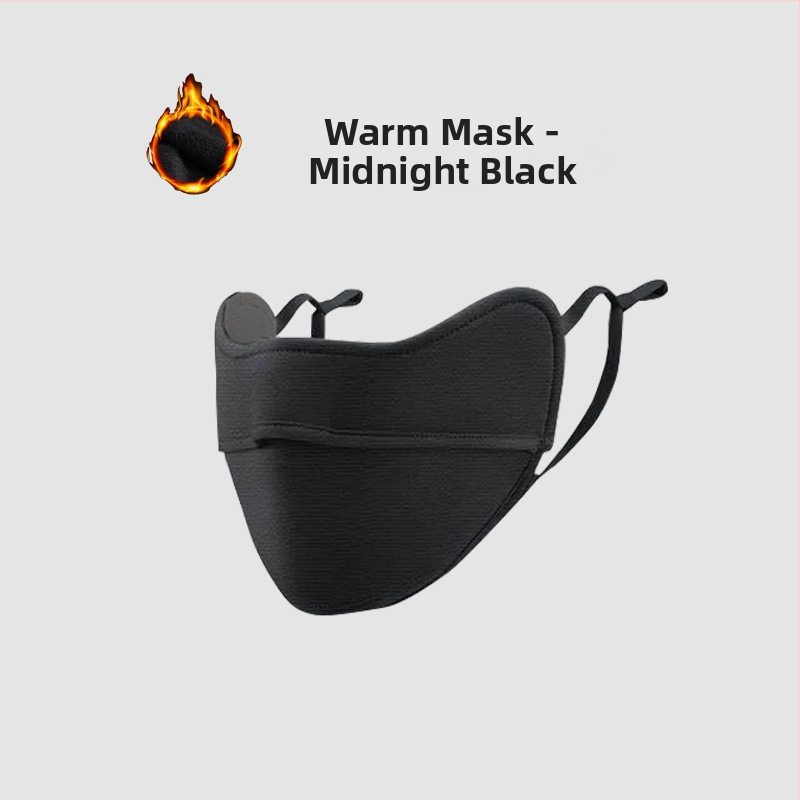 Žieminė kremzlės šilta kaukė, atspari šalčiui, akių kampučių apsauga, moteriška, grynos medvilnės, atspari vėjui, sustorinta, trimatė, 3D jojimo kaukė, skalbiama