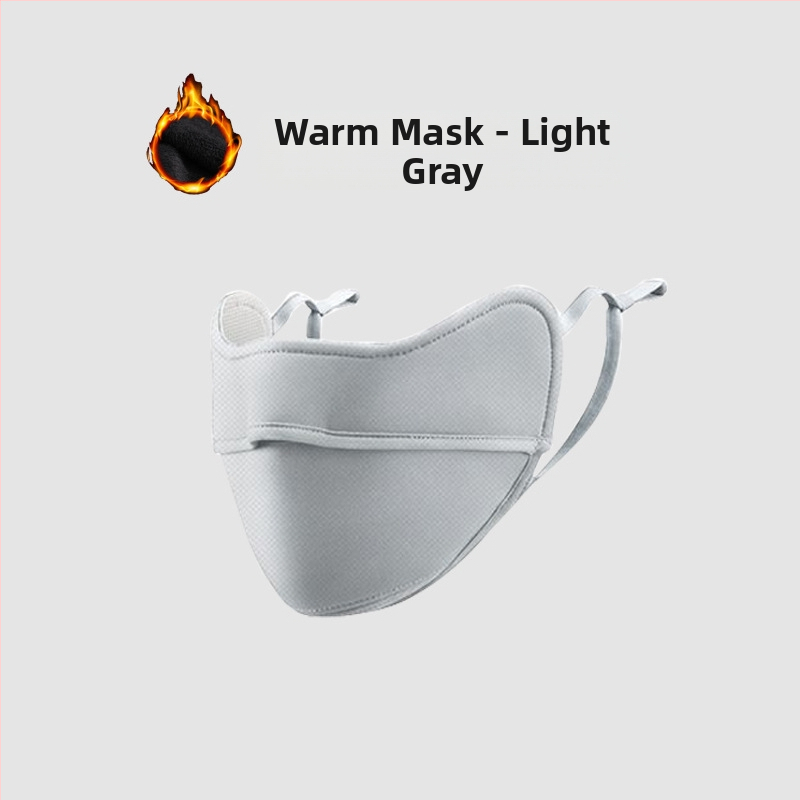 Žieminė kremzlės šilta kaukė, atspari šalčiui, akių kampučių apsauga, moteriška, grynos medvilnės, atspari vėjui, sustorinta, trimatė, 3D jojimo kaukė, skalbiama