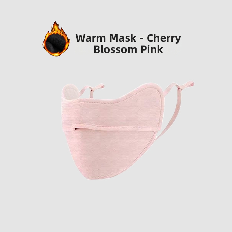 Žieminė kremzlės šilta kaukė, atspari šalčiui, akių kampučių apsauga, moteriška, grynos medvilnės, atspari vėjui, sustorinta, trimatė, 3D jojimo kaukė, skalbiama