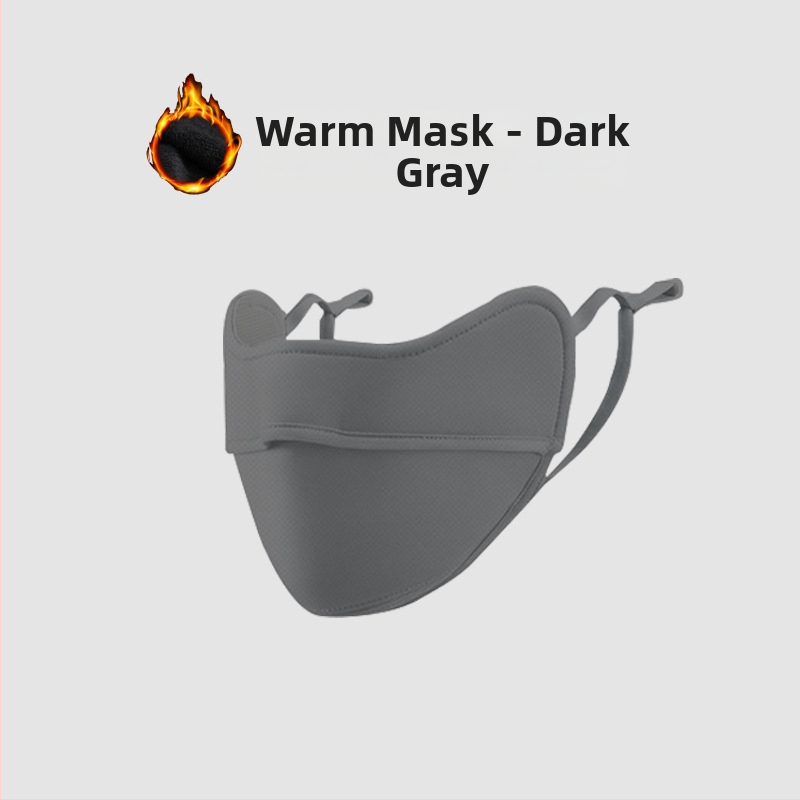 Žieminė kremzlės šilta kaukė, atspari šalčiui, akių kampučių apsauga, moteriška, grynos medvilnės, atspari vėjui, sustorinta, trimatė, 3D jojimo kaukė, skalbiama