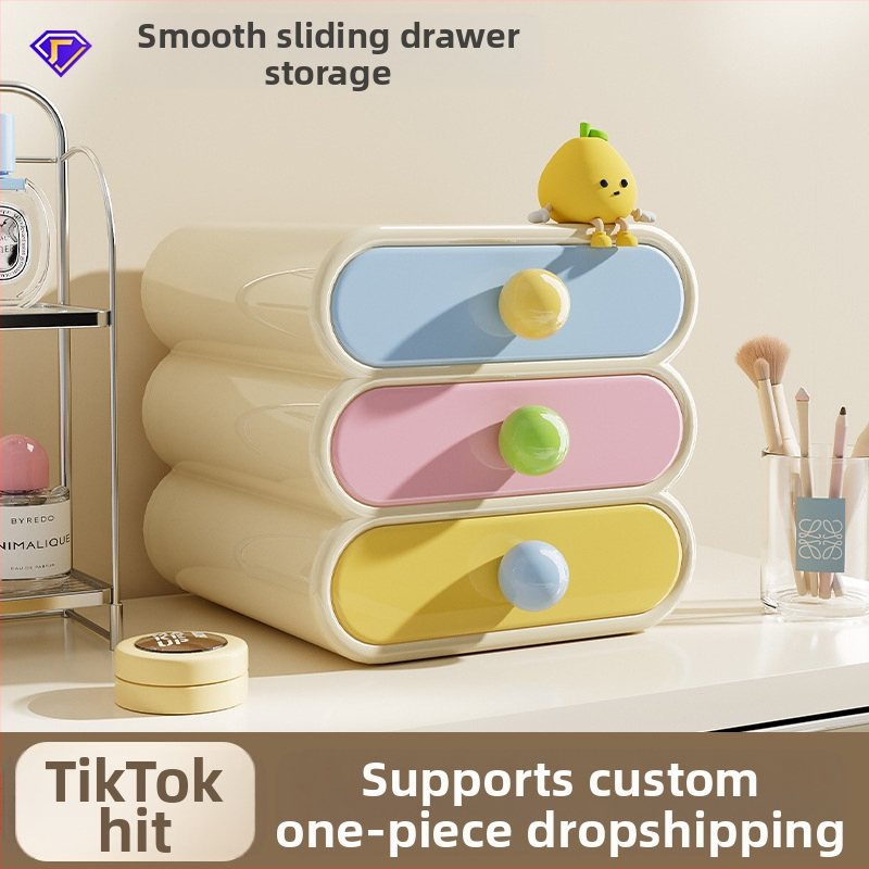 Kosmeetikatoodete hoiukarp koolihooaja alguseks, kodune luksuslik magamistoa lauaarvuti hoiukarp, kosmeetikatoodete hoiuriiul