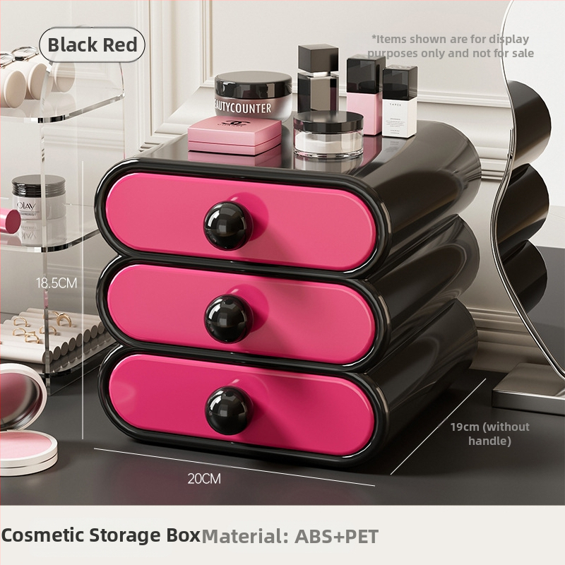 Kosmeetikatoodete hoiukarp koolihooaja alguseks, kodune luksuslik magamistoa lauaarvuti hoiukarp, kosmeetikatoodete hoiuriiul