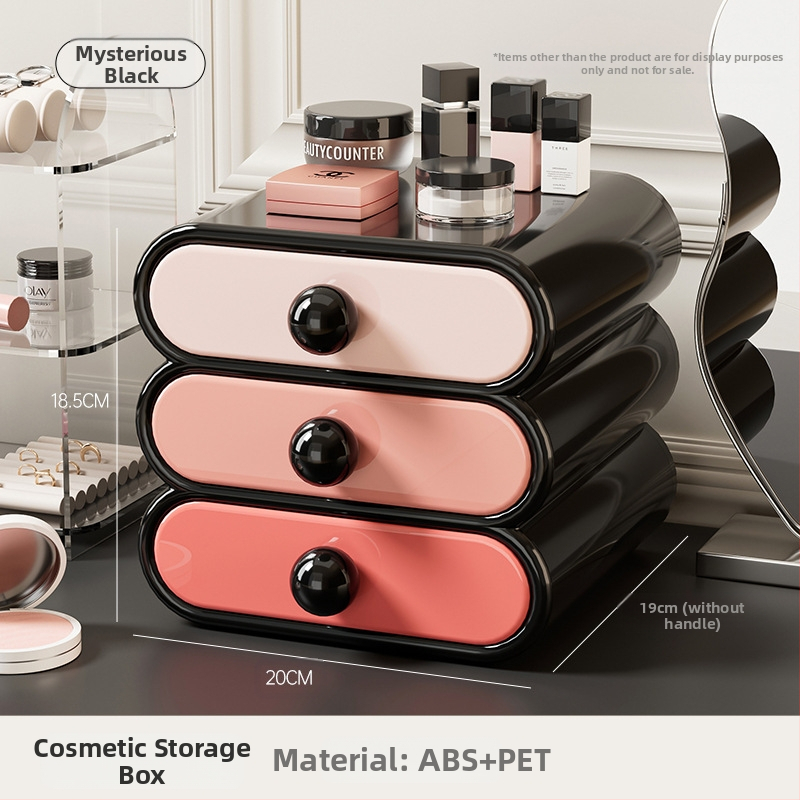 Kosmeetikatoodete hoiukarp koolihooaja alguseks, kodune luksuslik magamistoa lauaarvuti hoiukarp, kosmeetikatoodete hoiuriiul