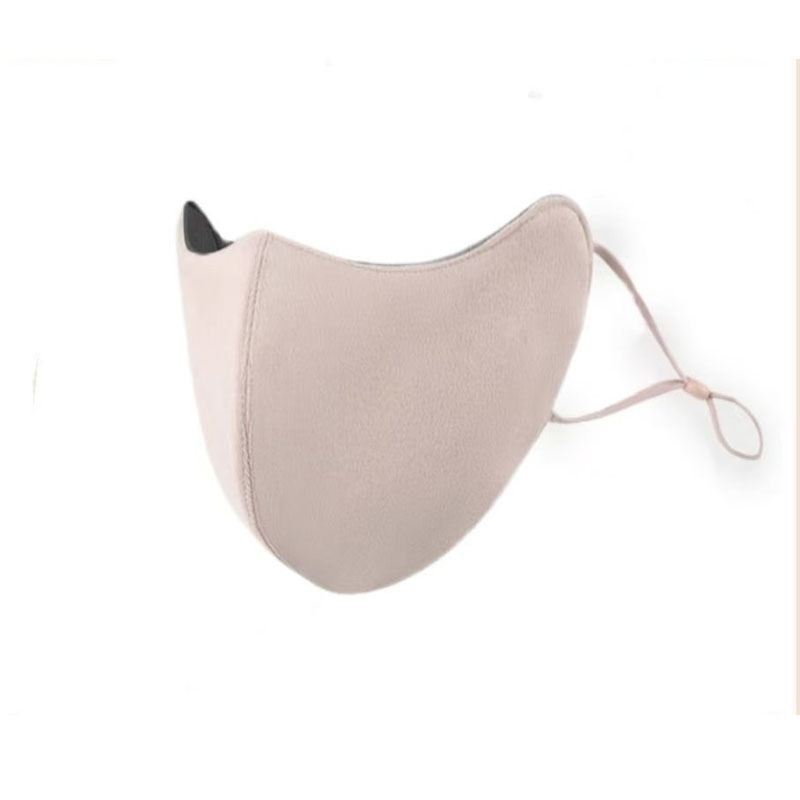 Téli szélálló meleg maszk gyapjúbéléssel, vastagított 3D sztereó maszk, szemszögből kialakított szélálló, lélegző maszk