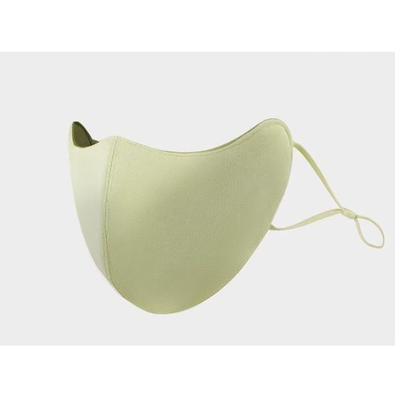 Téli szélálló meleg maszk gyapjúbéléssel, vastagított 3D sztereó maszk, szemszögből kialakított szélálló, lélegző maszk