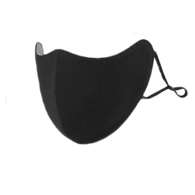 Téli szélálló meleg maszk gyapjúbéléssel, vastagított 3D sztereó maszk, szemszögből kialakított szélálló, lélegző maszk