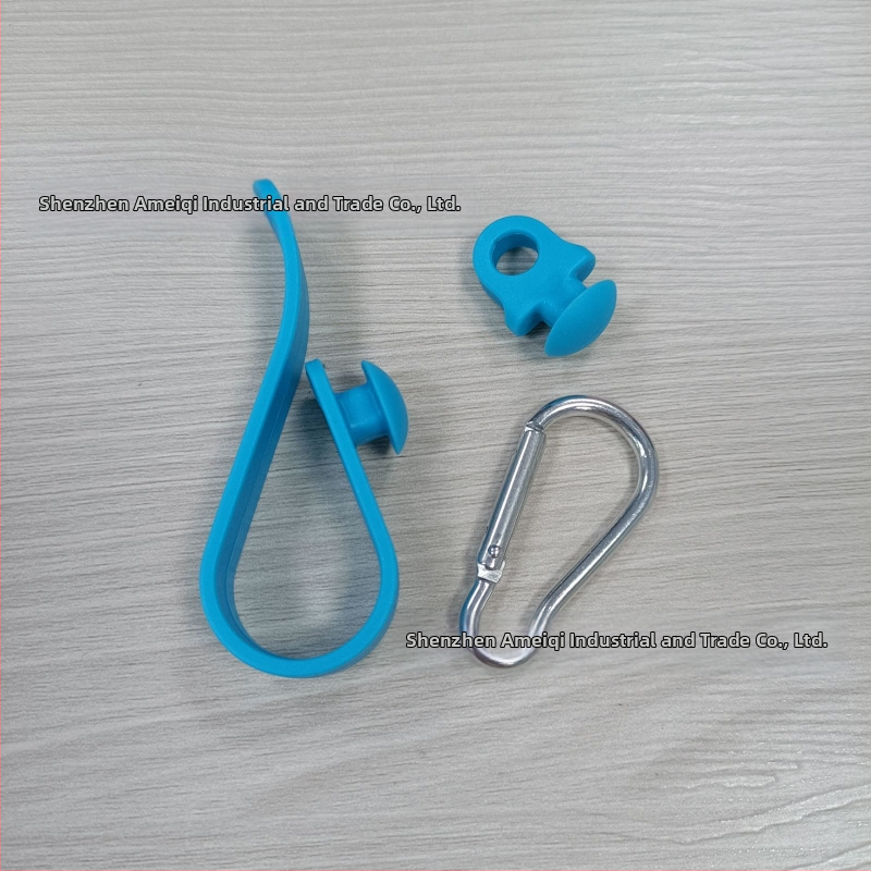 „Amazon“ populiarūs „Bog Accessories“ trijų dalių kabliukų komplektas su karabinu, grybo formos sagtimi, sagties skylute, krepšio aksesuarai, pakabukas