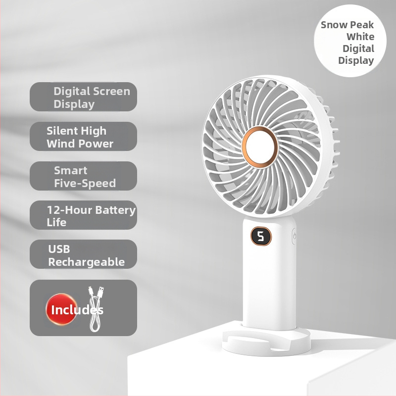 Riputatav kott vaigistamiseks USB-laadimisega väike ventilaator suvine kaasaskantav mini kaasaskantav pihuarvuti väike elektriline ventilaator