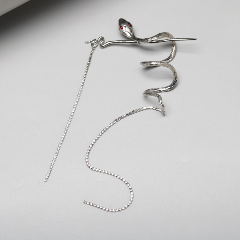 Korėjietiškas gyvatės formos deimantinio kuto formos plaukų segtukas, prieinamas prabangus nišinis aukščiausios klasės arklio uodegos plaukų segtukas, nacionalinio stiliaus plaukų aksesuarai