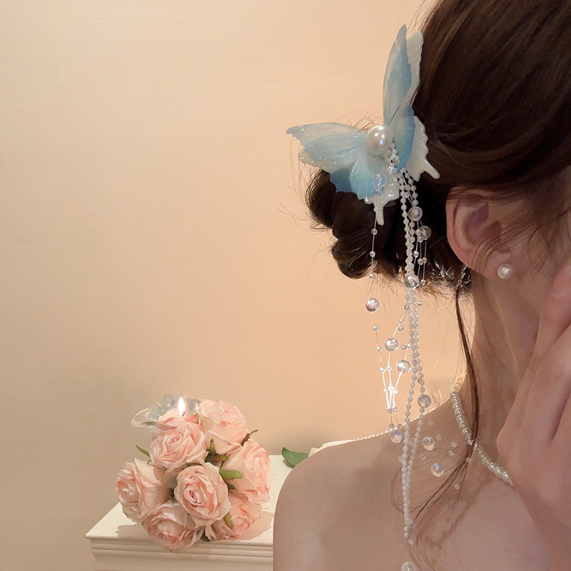 Blagdanski stil Jaje Cvijet Ostali obalni cvijet Košarica Slatka djevojačka šiške Ukosnica sa strane Boemski modni dodaci za kosu