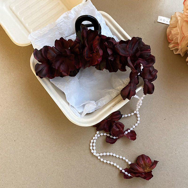 Blagdanski stil Jaje Cvijet Ostali obalni cvijet Košarica Slatka djevojačka šiške Ukosnica sa strane Boemski modni dodaci za kosu