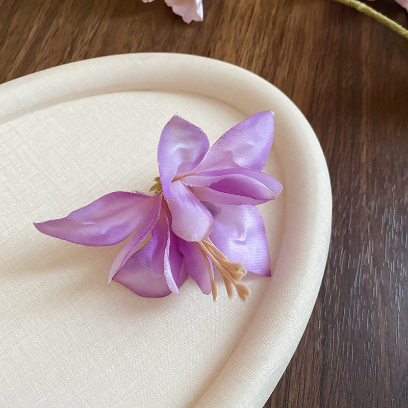 Blagdanski stil Jaje Cvijet Ostali obalni cvijet Košarica Slatka djevojačka šiške Ukosnica sa strane Boemski modni dodaci za kosu