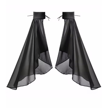 Pruudi šifoonist päikesekaitsega dekoratiivsed varrukad, lihtsad käsivarrukad, Cos Euroopa ja Ameerika pulmakaunistamise aksessuaarid V219