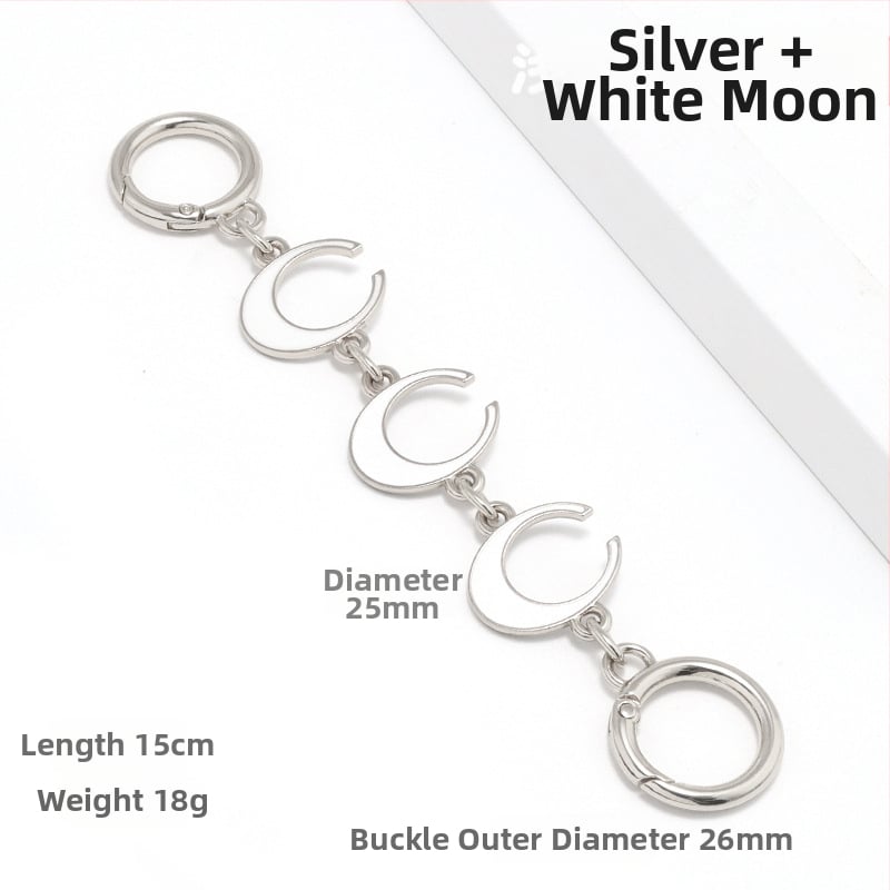 Krepšys su prailginta grandinėle, mahjong krepšys, dionyor krepšys, pažastų dirželis, transformacijos širdelės ir mėnulio grandinėlė, aksesuarai, perlų grandinėlės dekoracijos