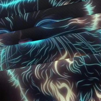 Ευρωπαϊκό και Αμερικανικό Amazon Εξωτερικού Εμπορίου Καλοκαιρινό Casual Ανδρικό T-shirt με Στρογγυλή Λαιμόκοψη και Στάμπα Γάτας με Ίσια Μαλλιά