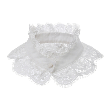 Παιδικό κολάρο Peter υψηλής ποιότητας, με ρετρό δαντέλα και μικρό κάθετο κολάρο, ασπρόμαυρο κοίλο διακοσμητικό κολάρο, διασυνοριακός, υψηλής ποιότητας