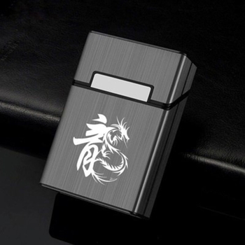 20 tk sigaretiümbrist, meeste pehmest ja kõvast alumiiniumisulamist plastist, üliõhuke, rõhuvastane, higistamisvastane kaasaskantav kott, loominguline isiksus