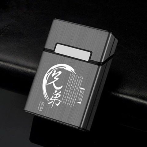 20 tk sigaretiümbrist, meeste pehmest ja kõvast alumiiniumisulamist plastist, üliõhuke, rõhuvastane, higistamisvastane kaasaskantav kott, loominguline isiksus