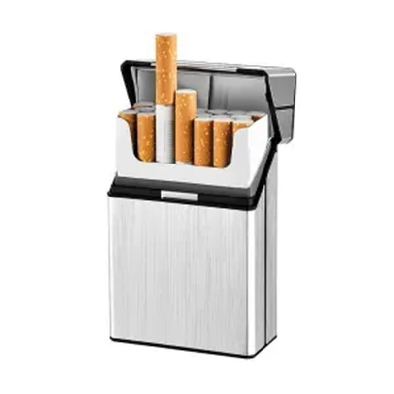 20 tk sigaretiümbrist, meeste pehmest ja kõvast alumiiniumisulamist plastist, üliõhuke, rõhuvastane, higistamisvastane kaasaskantav kott, loominguline isiksus