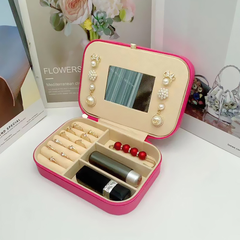 Koreai stílusú Amazon ékszertároló doboz gyűrű fülbevalók európai ékszertároló doboz nagykereskedelmi kétrétegű tároló ékszerdoboz