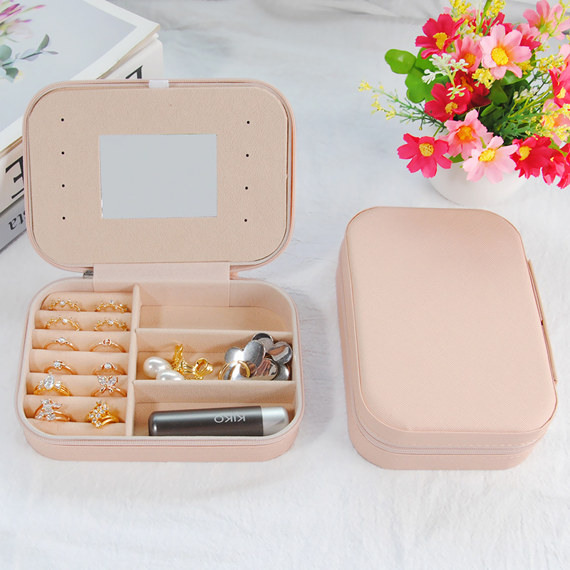 Koreai stílusú Amazon ékszertároló doboz gyűrű fülbevalók európai ékszertároló doboz nagykereskedelmi kétrétegű tároló ékszerdoboz