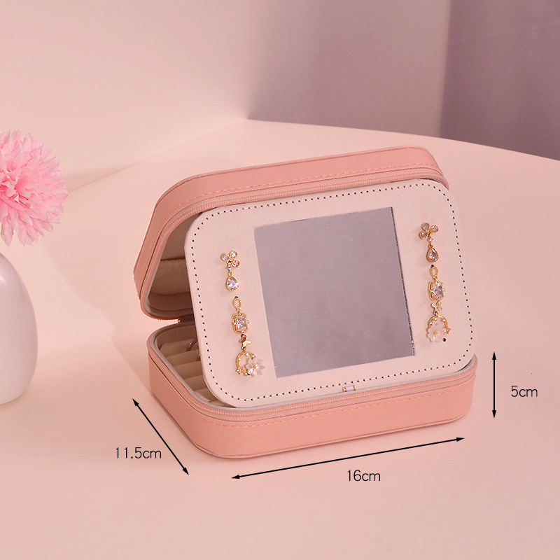 Koreai stílusú Amazon ékszertároló doboz gyűrű fülbevalók európai ékszertároló doboz nagykereskedelmi kétrétegű tároló ékszerdoboz