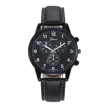 Εξωτερικό εμπόριο νέα μόδα Γενεύη ρολόι επιχείρηση ψεύτικο ρολόι τριών ματιών ανδρών κράμα κέλυφος μονοκόμματο παράδοση