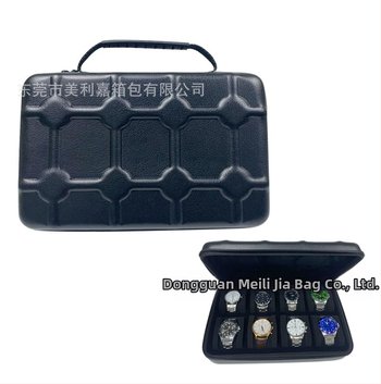 Gamyklos išparduotuvės nauja aukštos klasės laikrodžių kolekcijos dėžutė, 8 vnt. PU laikrodžių laikymo dėžutės iš EVA laikrodžių krepšio