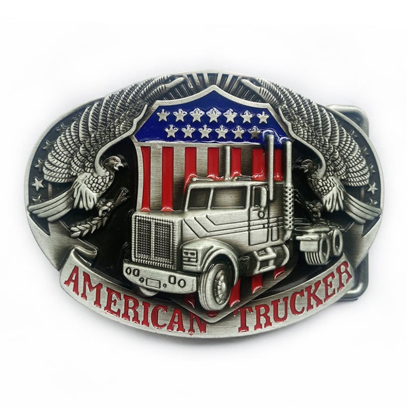 Американска катарама за колан за пикап, американски Optimus Prime TRUCKER, ежедневна катарама за колан, европейска и американска модна катарама за панталони