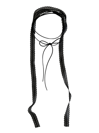 Κολιέ με μεταξωτό κασκόλ και ζώνη για την κλείδα, σε στρώσεις, με λεπτή, στενή δαντέλα και σχέδιο σε στρώσεις, για γυναίκες, για την άνοιξη και το καλοκαίρι