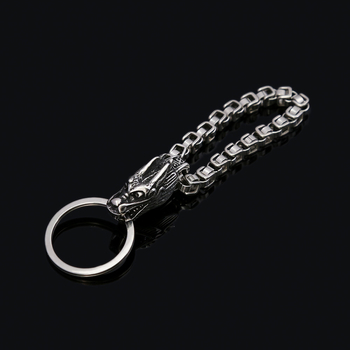 Δημιουργικό μπρελόκ αυτοκινήτου από ανοξείδωτο ατσάλι, μοντέρνο DIY, εξατομικευμένο, μικρό δώρο για άνδρες με ζώα, χονδρικής