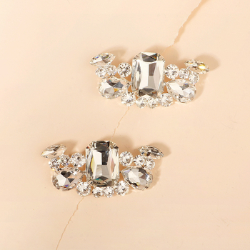 „Amazon“ nauja kalnų krištolinė batų sagtis moteriškiems batams su deimantais, vestuvinių batų aksesuarai, batai, gėlių scenos šou, vestuvinių batų sagtis