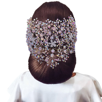 Youlapan Hp240 Εξαγωγή Νυφικών Κεφαλών Πολυτελή Στρας Ευρεία Κορδέλα Μαλλιών Γάμου Κορδέλα Μαλλιών Ab Χρώμα Διαμαντιών Κορδέλα Μαλλιών