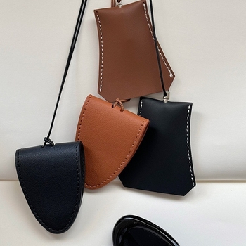 Γεωμετρικό λαιμό γυαλιά κλειδί δερμάτινη τσάντα κολιέ ιδιοσυγκρασία μόδα κλείδα αλυσίδα απλό υψηλής αίσθησης κολιέ χονδρικής