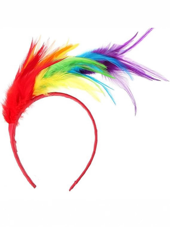 Γυναικεία μακριά γάντια ουράνιου τόξου κάλτσες με φτερό, φούστα με κρίκο από τούλι, χορός, παράσταση, αξεσουάρ πάρτι, κοστούμι