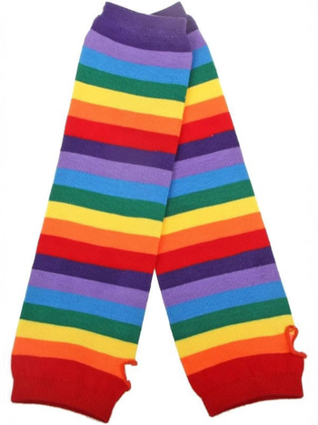 Γυναικεία μακριά γάντια ουράνιου τόξου κάλτσες με φτερό, φούστα με κρίκο από τούλι, χορός, παράσταση, αξεσουάρ πάρτι, κοστούμι