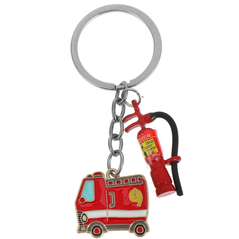 Nauja Europos ir Amerikos užsienio prekybos papuošalų kuprinė pakabukas kirvis šalmas gesintuvas medalis ugniagesio raktų pakabukas