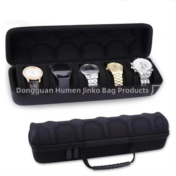 Tiesioginė gamyklinė 5 bitų laikrodžių laikymo dėžutė, kelioninis nešiojamas laikrodžių laikymo krepšys, kelių bitų dekoratyvinė apsauginė dėžutė, „Eva“ krepšys