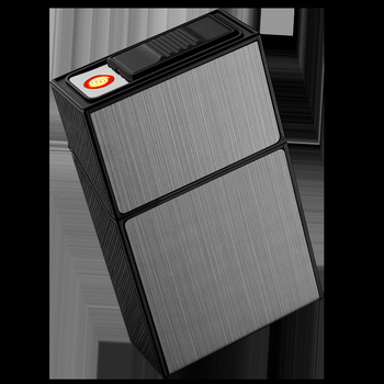 Pehme ja kõva universaalne 20-pakendis laadimissigaretiümbris integreeritud terve pakett USB-laadimisega sigaretisüütaja peen hulgimüük