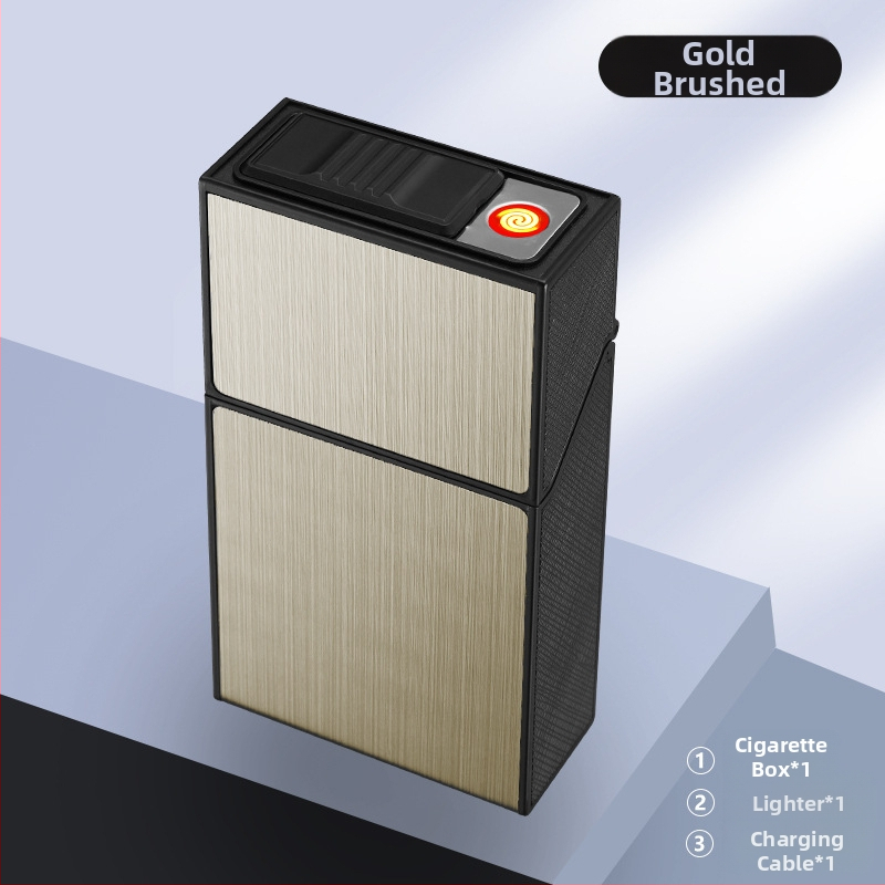 Pehme ja kõva universaalne 20-pakendis laadimissigaretiümbris integreeritud terve pakett USB-laadimisega sigaretisüütaja peen hulgimüük