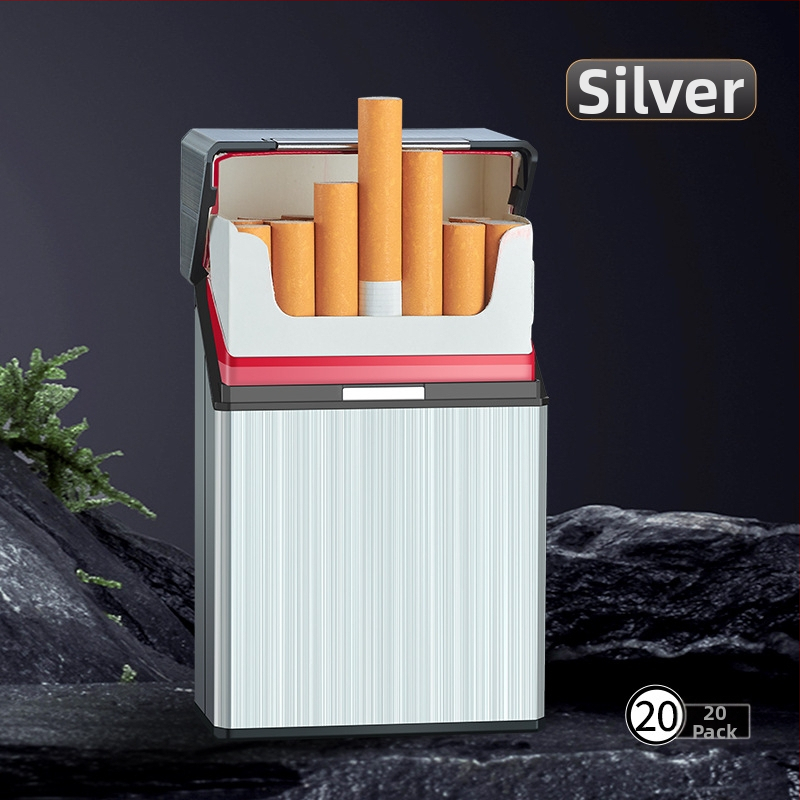 Pehme ja kõva universaalne 20-pakendis laadimissigaretiümbris integreeritud terve pakett USB-laadimisega sigaretisüütaja peen hulgimüük