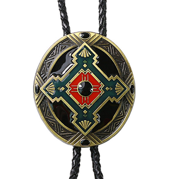 Висулка за вратовръзка Cross Border New Indian Aboriginal Totem Polo, западна каубойска вратовръзка Bolo